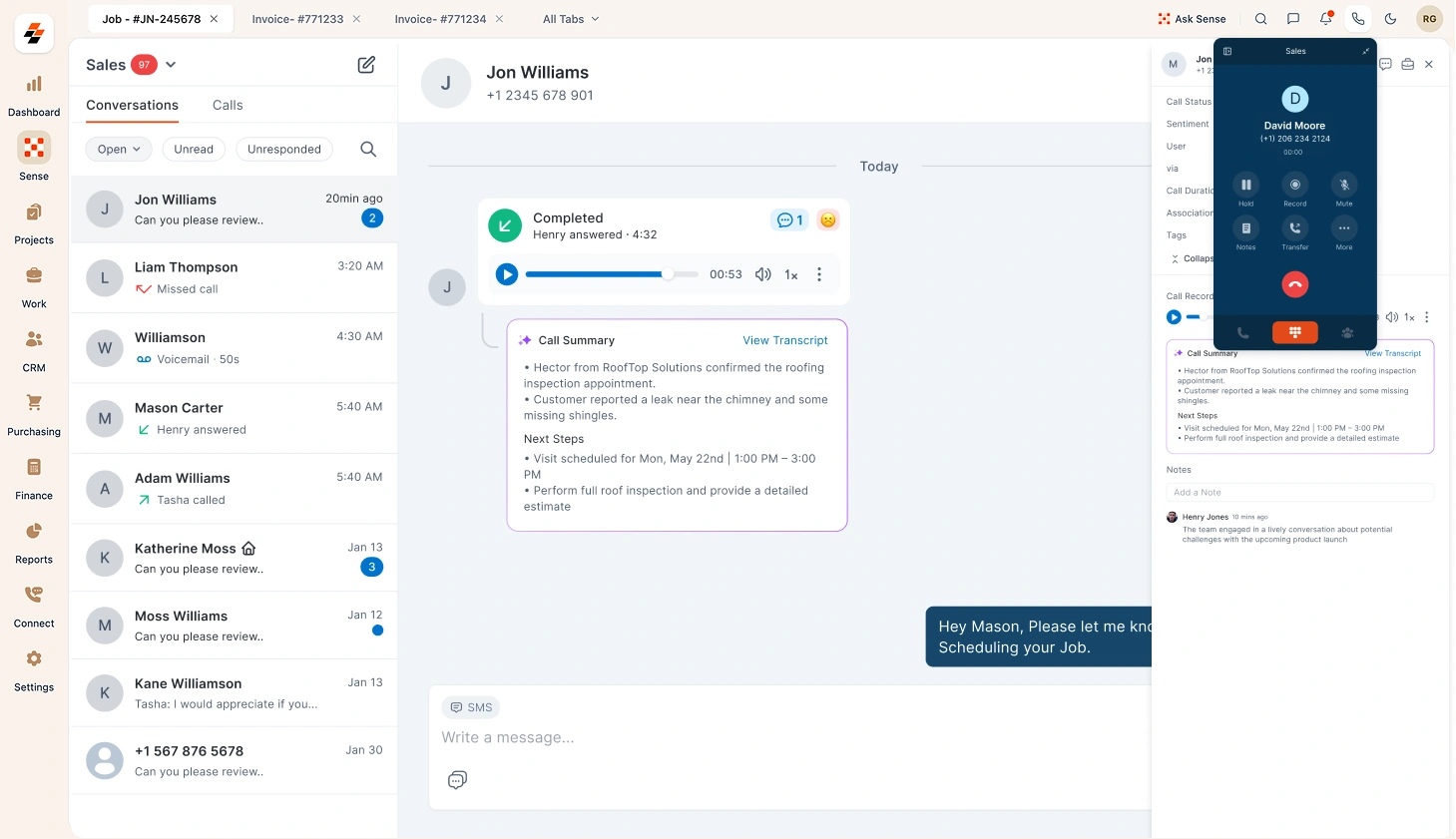 Zuper Connect — unified communications