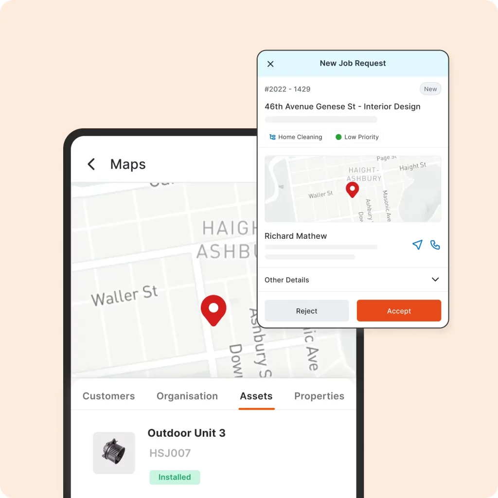 Manage jobs from the Zuper mobile app