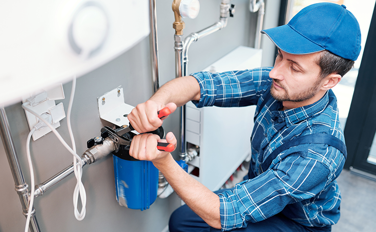 Plumbing technician